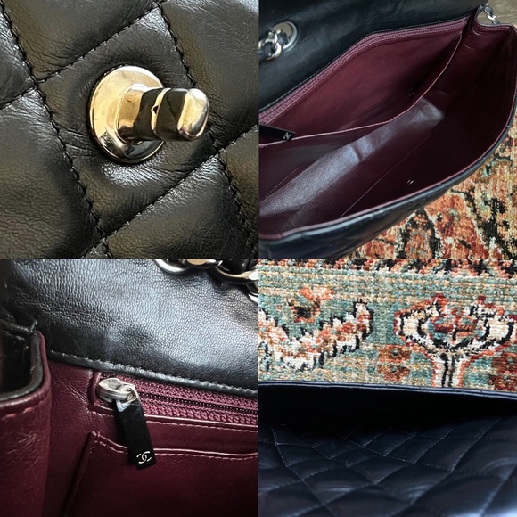 Chanel Classic Jumbo Black Single Flap Bag - Picture 9 of 10